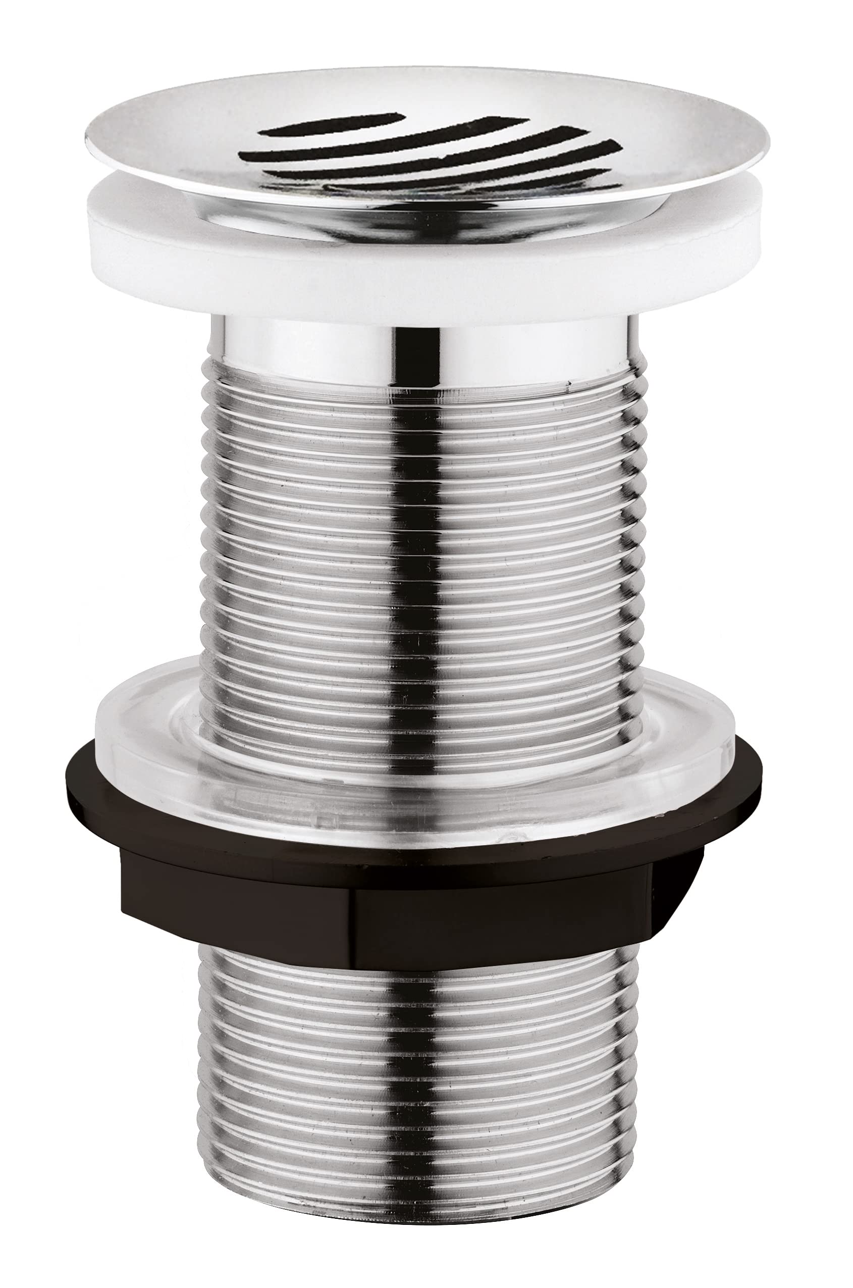 Edouard Rousseau Grid Plug for Extra Thickness Without Overflow with Chrome Finish