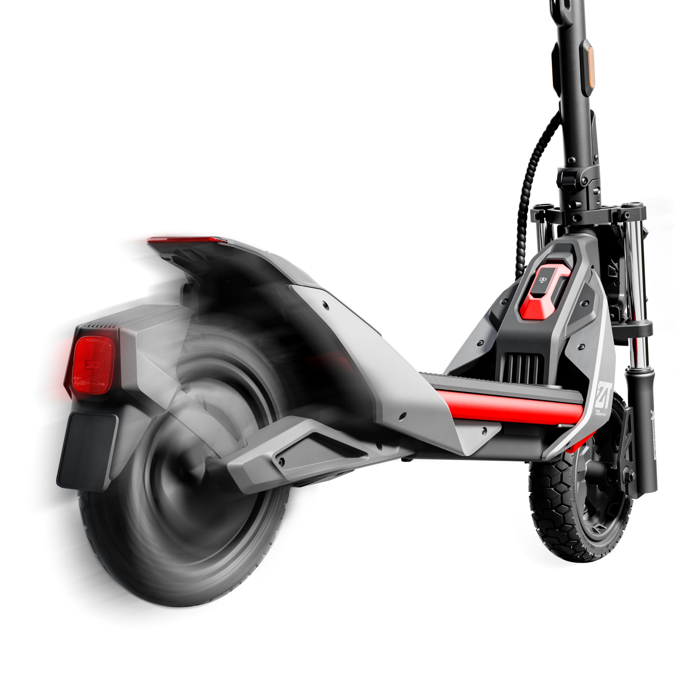 Segway ZT3 Pro Electric Scooter, Up to 24.9 MPH, 43.5-Mile Range, Dual Suspension, Flash Charge, 1600W Peak Motor, Off-Road Scooter for Adults UL Certified (UL2272/2271)