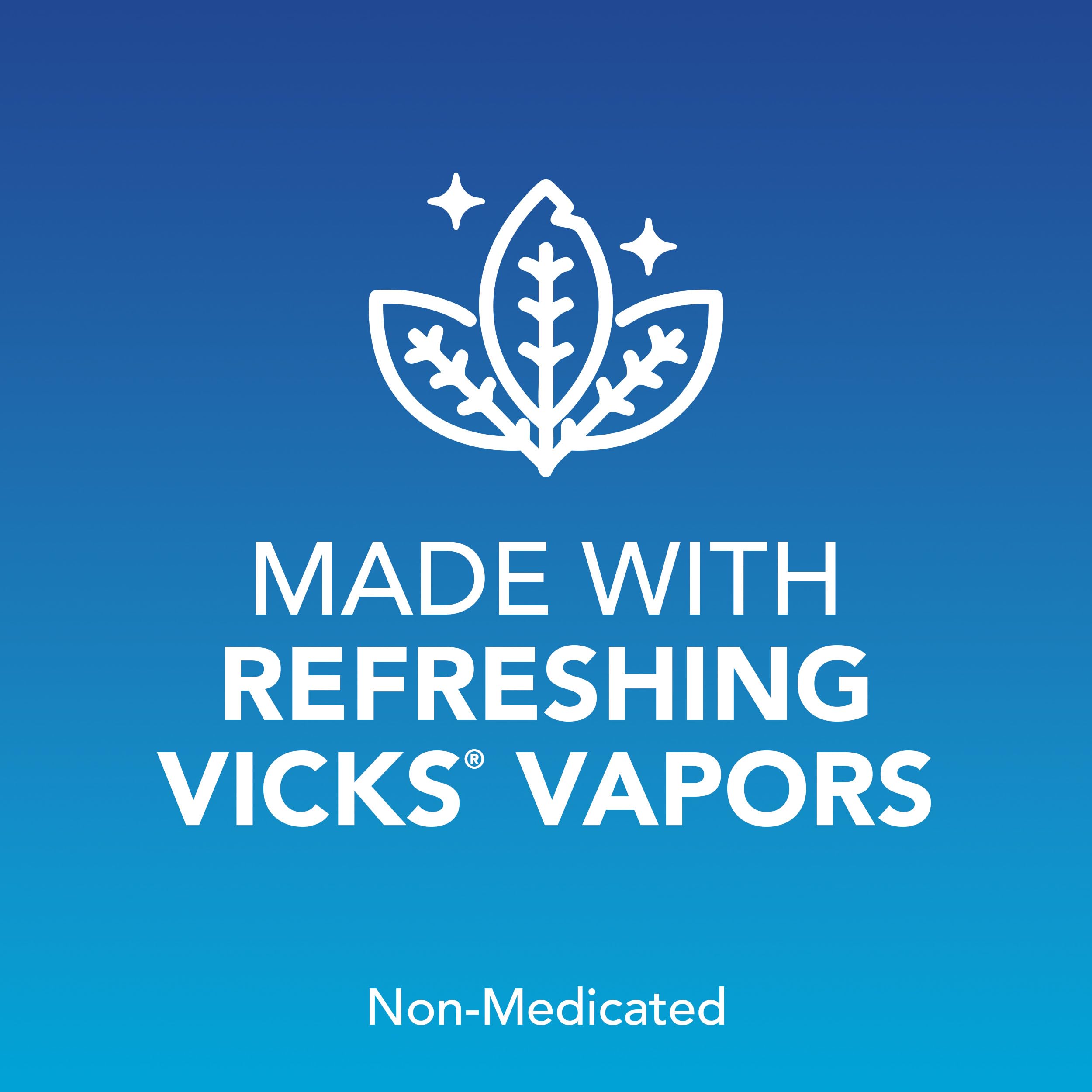 Vicks VapoInhaler, On-the-Go Portable Nasal Inhaler, Non-Medicated, With Refreshing Vicks Vapors, Menthol Scent , 2 Scented Sticks