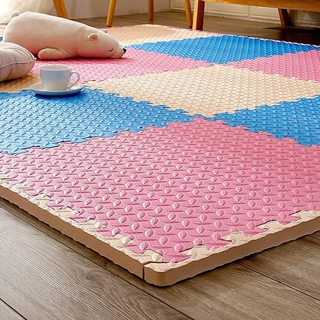 Amazon Co Jp プレイマット パズルマット ジョイントマット ベビー 赤ちゃん サイドパーツ付 カラー 転倒防止 北欧 カーペット 滑り止め 防湿 汚れ防止 30 30 1 2cm 36 衝撃吸収 防音 子供部屋 おしゃれ 16枚セット 快適 素足が喜ぶ ノンホルムアルデヒド 四季 ホーム