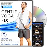 Yoga Fix - Gentle Yoga For Seniors, Middle-Aged Adults, and Beginners To Fix Posture, Back Pain, Core Strength, and Stress | 20 Minutes Per Day System