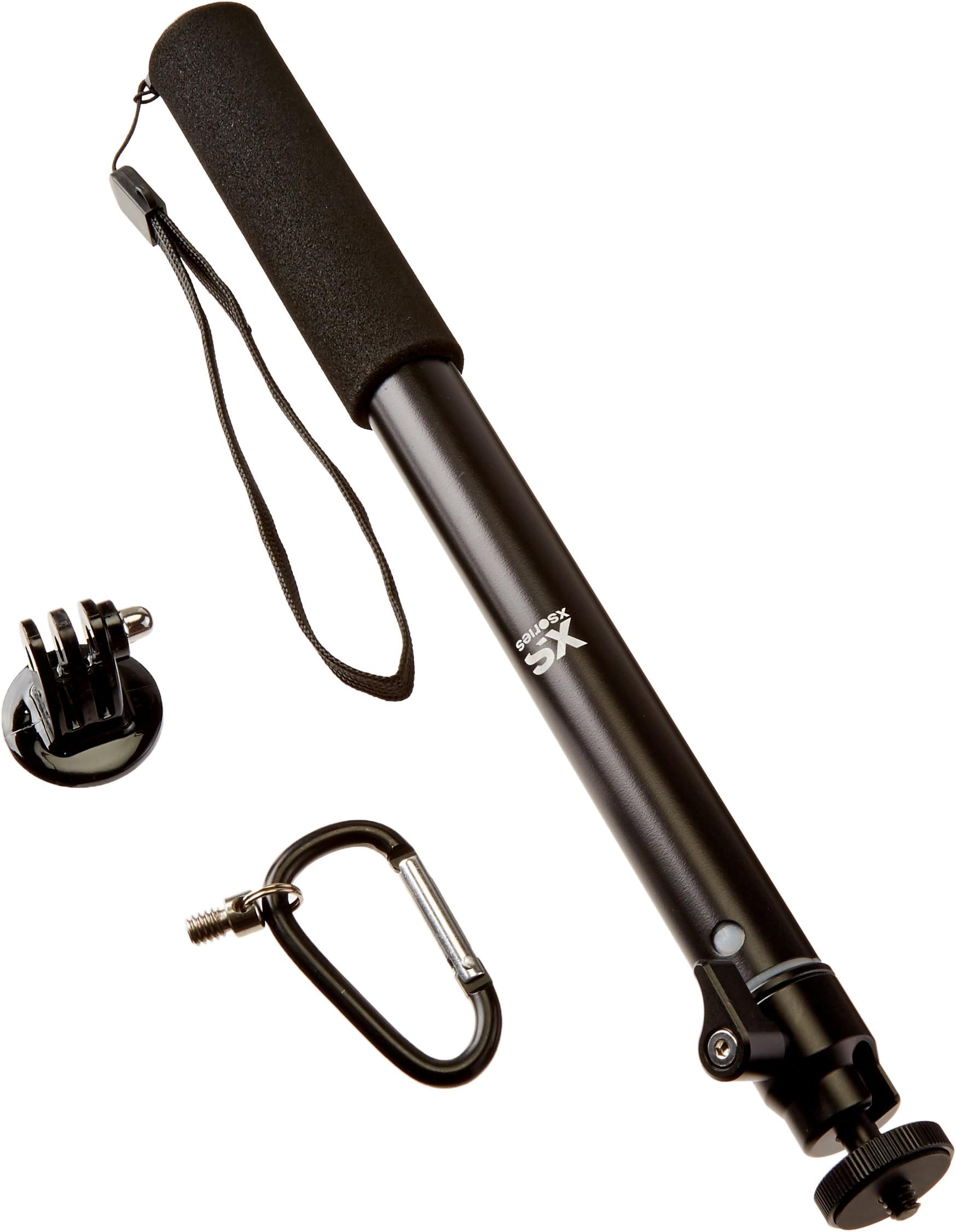 XSories Big U-Shot 3 Ft Extension Monochrome Monopod Telescoping Camera Pole - Black