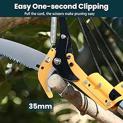 Dremmt 27 FT Pole Saws for Tree Trimming, [Ultra