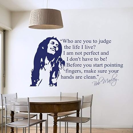 Amazon Com Bob Marley Wall Decal Art Sticker Lounge