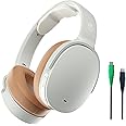 Skullcandy Hesh ANC Wireless Over-Ear Bluetooth Headphones with Charging Cable, Active Noise Cancelling, Up to 22 Hrs Battery, Foldable Lightweight Design, Microphone for iPhone Android - Mod White