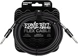 Ernie Ball Flex Instrument Cable Straight 20ft Black