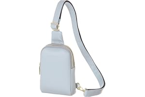 AOCINA INICAT Small Sling Bag Crossbody Vegan Leather Fanny Packs for Women Women Fashionable Chest Bag for Travel