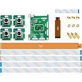 Arducam 16MP Autofocus Quad-Camera Kit for Raspberry Pi, 16MP IMX519 Autofocus Synchronized Pi Camera, Compatible with Nvidia Jetson Board