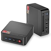 BOSGAME P4 Light Gaming Mini PC, Ryzen 7 5825U, 32GB RAM 1TB SSD, 11 Pro Triple 4K 60HZ Displays Desktop Computers, Support P