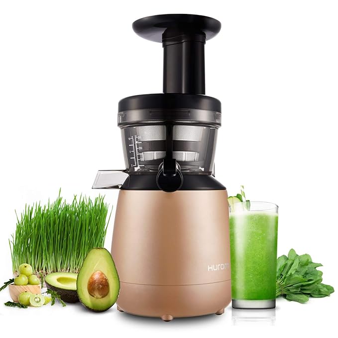 Hurom HP Series Cold Press Slow Juicer with Juice&Smoothie Strainers