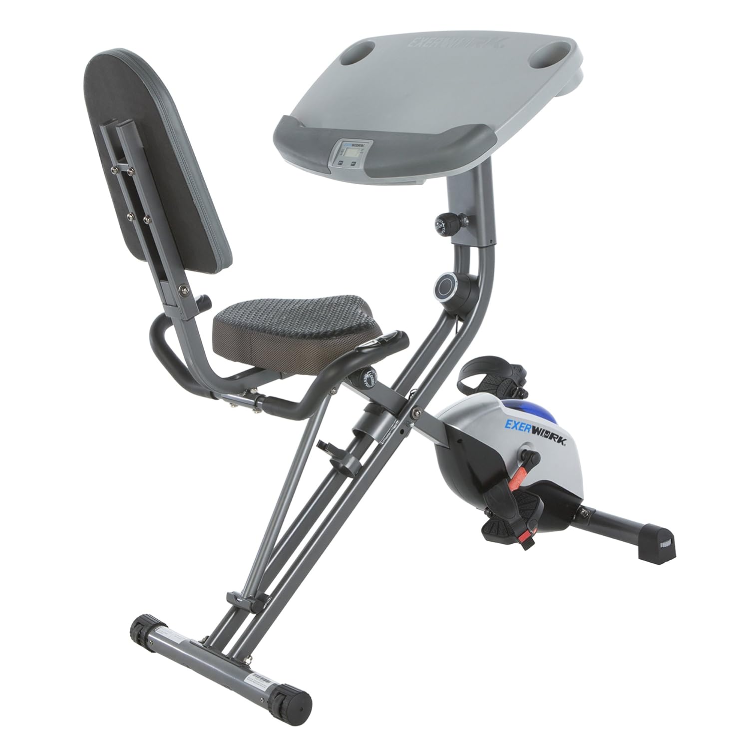 exerpeutic desk folding exercise bike