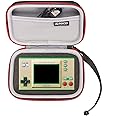 RLSOCO Hard Case for Nintendo Game & Watch: Super Mario Bros/The Legend of Zelda (Red Zipper - Carrying Case 1PC Only)