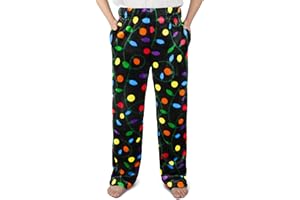 IHU Boys Plush Pajama Pants Sleep Fleece Pj Bottoms Christmas Kids Plaid Lounge Pants with Pockets