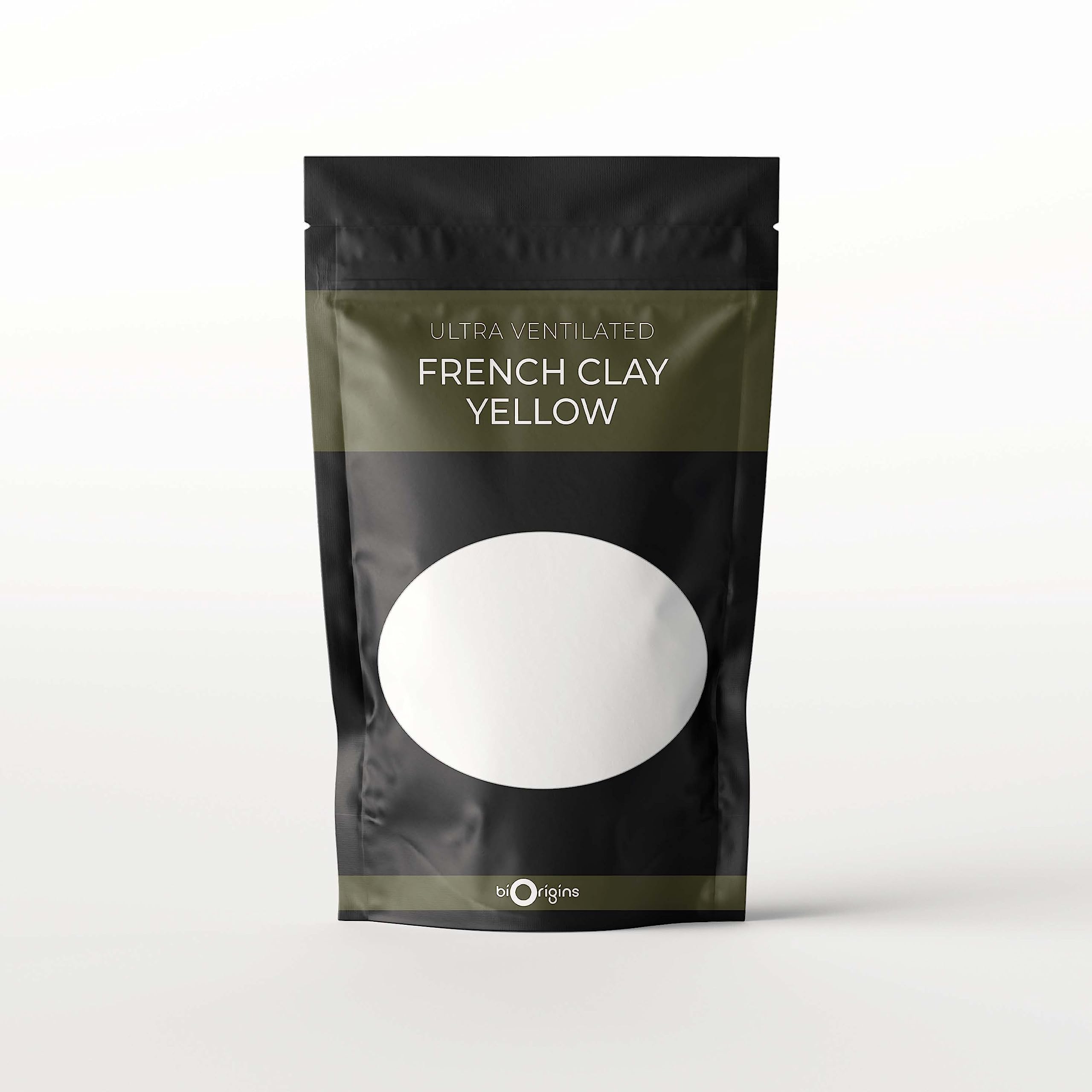 Mystic Moments | Yellow Ultra Ventilated French Natural Clay 500g - Pure & Natural Vegan GMO Free