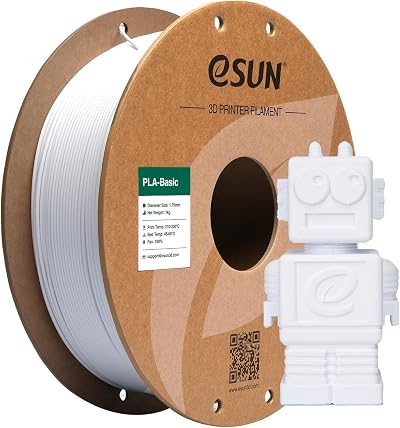 eSUN PLA Basic 1.75mm 1kg Filament Cold White Fast Printing