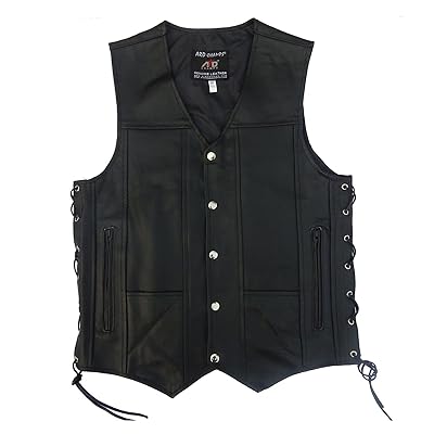 4Fit Men's Genuine Leather Motorcycle Biker Vest Nigeria Ubuy
