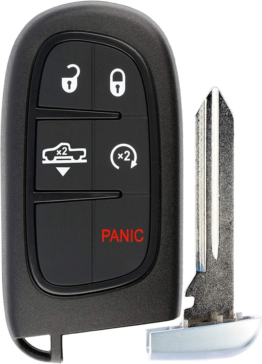 KeylessOption Keyless Entry Remote Start Smart Car Key Fob Alarm for Air Suspension Dodge Ram