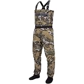 BASSDASH Breathable Ultra Lightweight Chest Stocking Foot Fishing Hunting Waders for Men