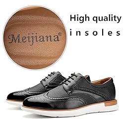 Meijiana Men Oxfords Shoes Casual Dress Shoes