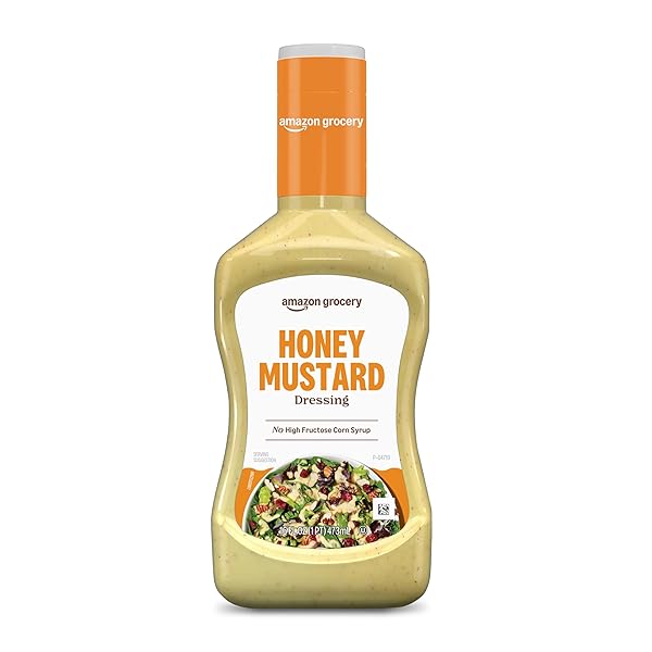 AMAZON GROCERY, HONEY MUSTARD DRESSING, 16 FL OZ