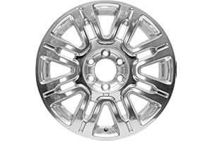 PGONA Factory Wheel Replacement New 20x8.5" 20 Inch Polished Premium Aluminum Alloy Wheel Rim for 2009-2014 Ford F150 and Expedition | ALY03788U80N | Direct Fit - OE Stock Specs