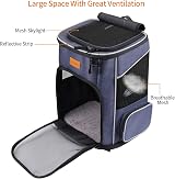 Morpilot Cat Backpack Dog Backpack 7 kg Foldable with Inner Safety Lead view 5
