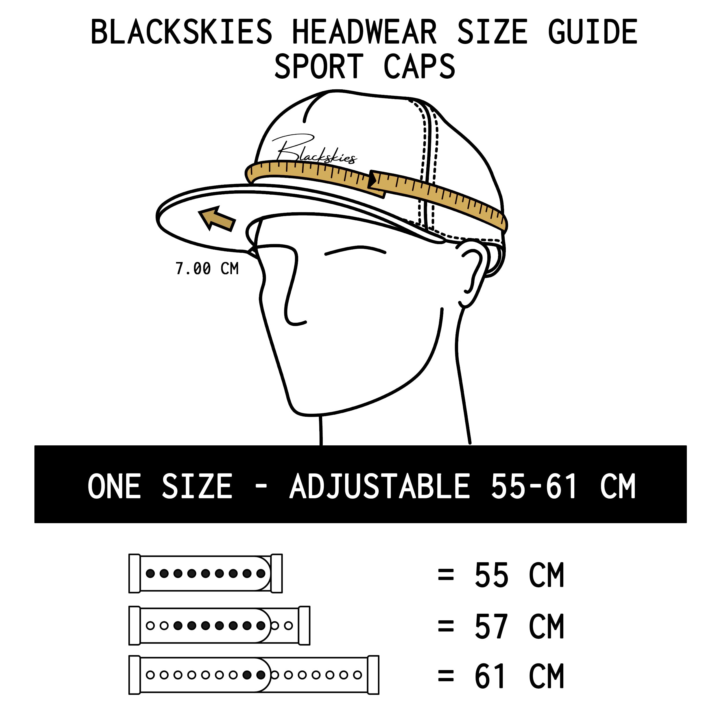 Blackskies® Pro Flow Sport Performance Cap | Wasserabweisende Unisex Premium Baseball Kappe | Laufen Padel Gym Joggen Surfen Strand Tennis Herren Damen Trucker - Basecap Männer Schwarz 6