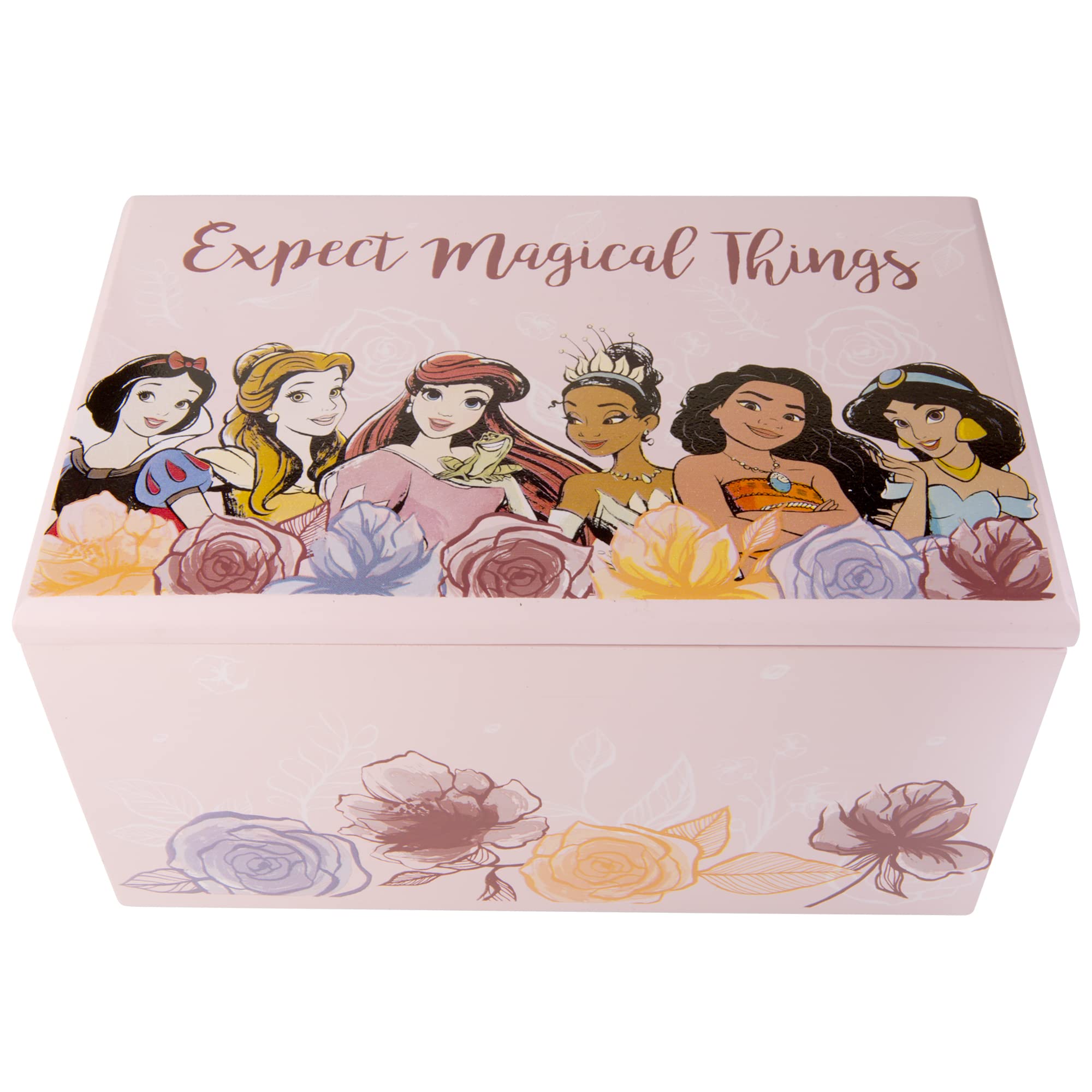 Peers Hardy Disney Princess Pink Printed Wooden Jewellery Box VX700652L,One Size