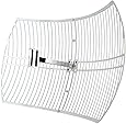 TP-Link 2.4GHz 24dBi Directional Grid Parabolic Antenna, N Female Connector, Weather Resistant (TL-ANT2424B)
