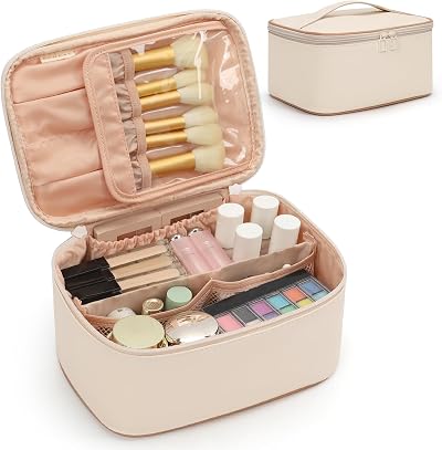 Ethereal Travel Makeup Bag Large Capacity Water-Resistant Cosmetic Organizer