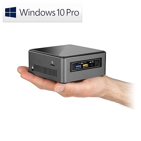 Mini PC - CSL Intel NUC Core i7-7567U-2 / Win 10 Pro - 2X 3500MHz, 16 GB RAM, 240GB M.2 SSD, 1000GB SATA, Intel® Iris Plus Gr