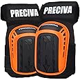 Knee Pads for Work , Preciva Kneepads Professional Gel Knee Pads for Construction Flooring Gardening - Adjustable No-Slip Kne