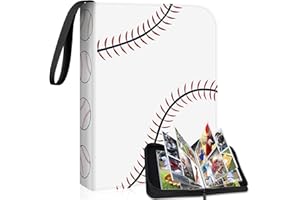 Mlikero Baseball Card Binder with Sleeves, 440 Pockets Baseball Card Holder, Trading Card Binder for Baseball Cards, Football Cards, Sport Cards