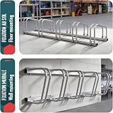 VOUNOT 4 Bike Stand Floor or Wall Mounted Bike Rack Garage Storage view 4