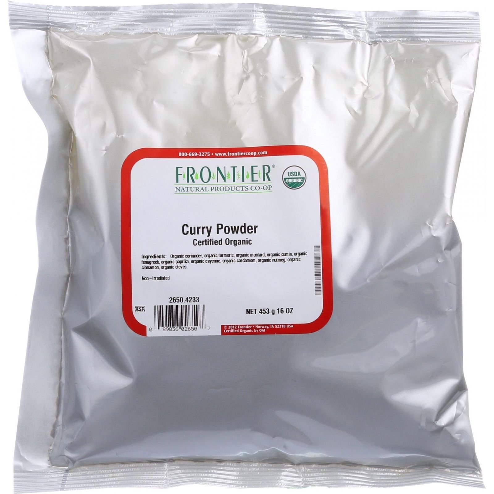 Frontier Herb Curry Powder Seasoning Blend - Organ