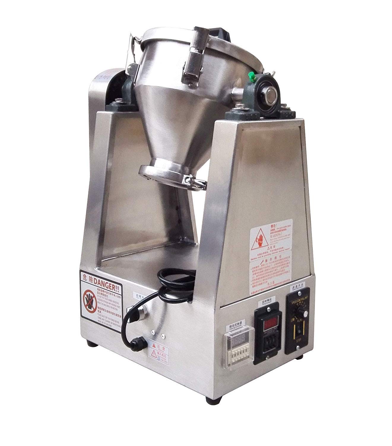 MXBAOHENG Laboratory Powder Mixer 1KG Dry Powder Granule Blender