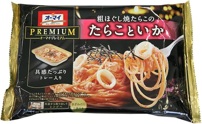 Amazon 冷凍 業務用 オーマイ プレミアム たらこといか 270g 冷凍パスタ たらこ スパゲティ きざみ のり 付き ショクラボ パスタ 通販