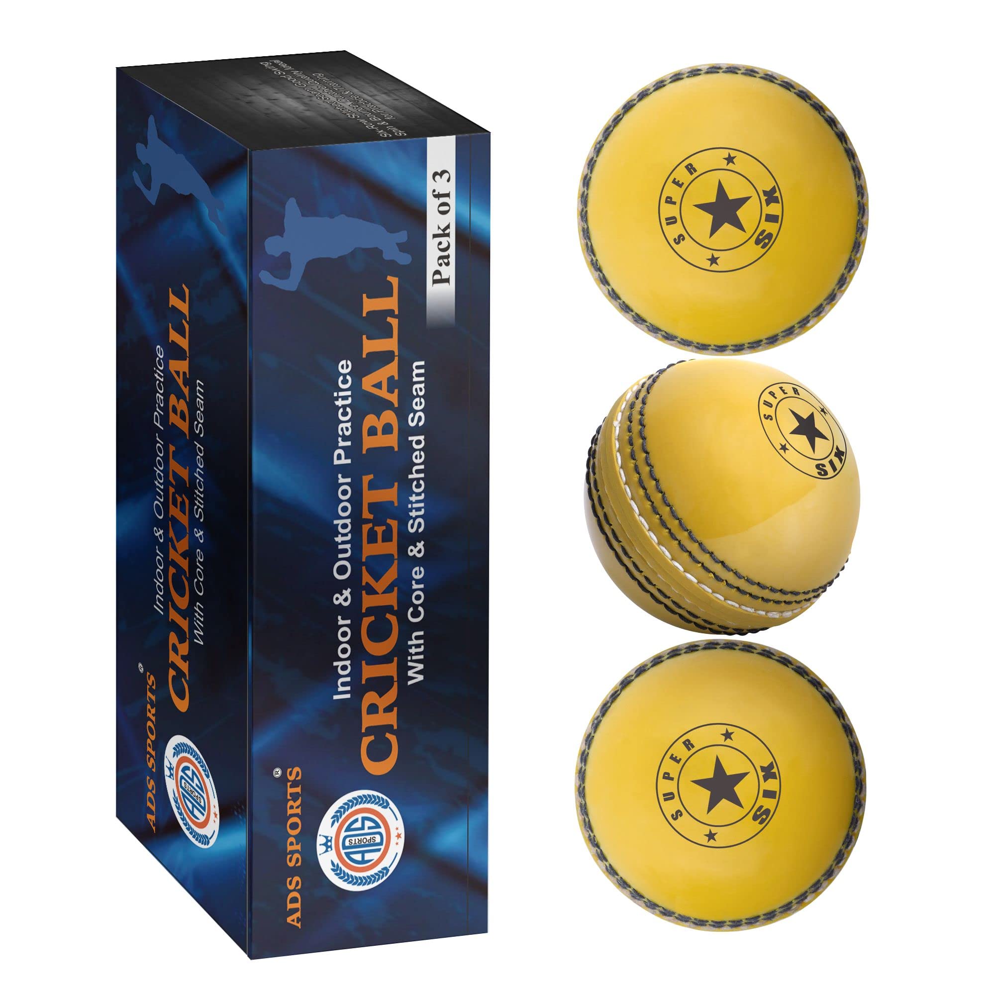 SPIN FIRST Incrediballs Soft Rubber Practice Balls | Safe Indoor & Outdoor Cricket Ball | Stitched Seam with PU Core | Ideal for Coaching, Garden Play & Skill Development