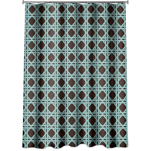 Cane Peva Shower Curtain, Chestnut Brown Home & Kitchen