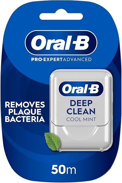 Oral-B Pro-Expert Advanced Waxed Dental Floss Deep Clean 50m Cool Mint