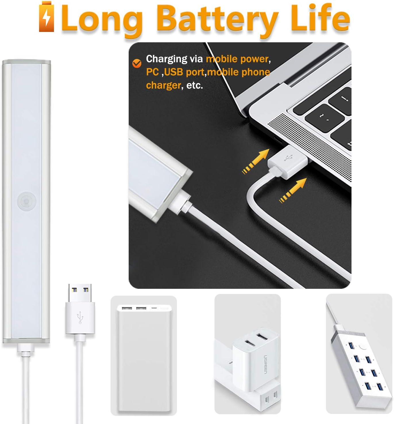 3er Pack Schrankbeleuchtung LED Treppe usw Kabinett Nachtlicht für