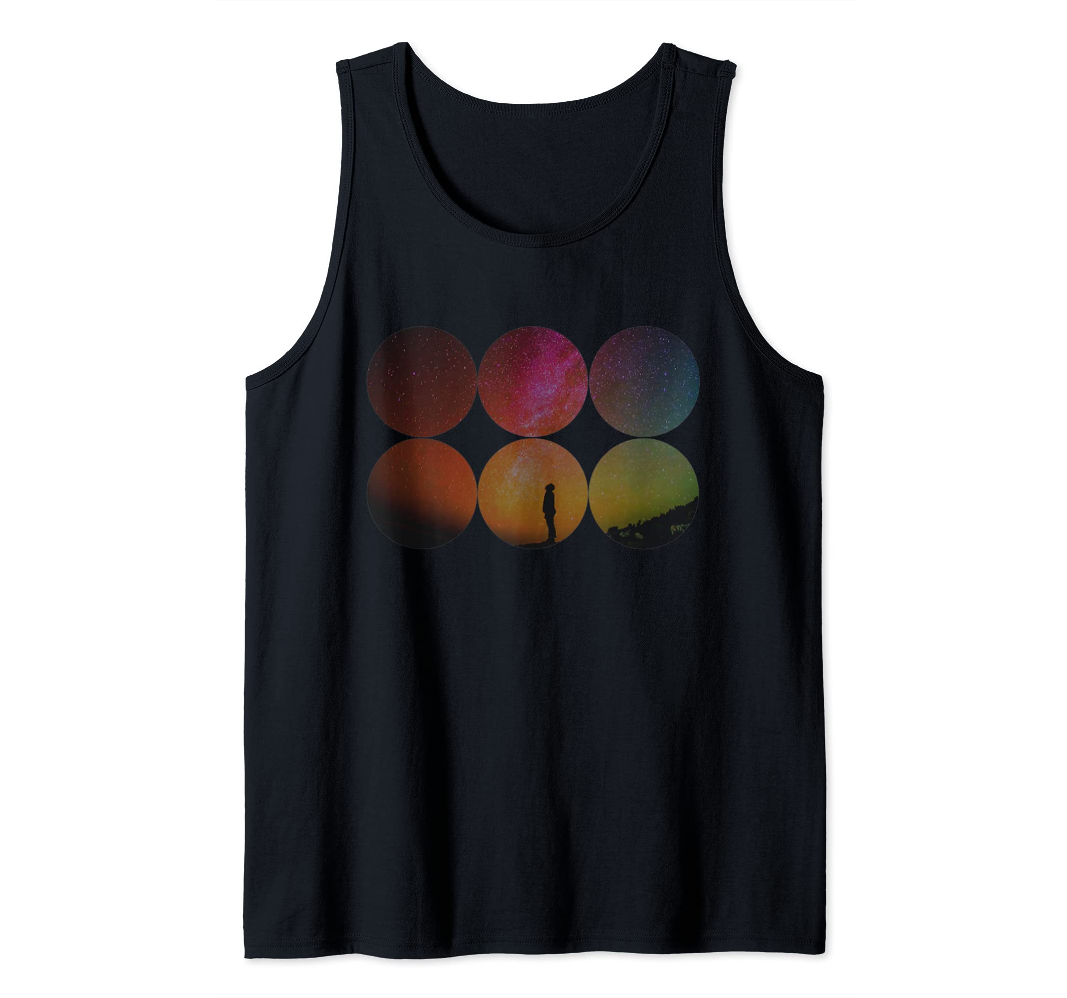 Stargazer Night Sky and Telescope Tank Top