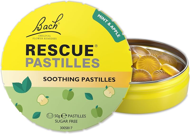 Rescue Rescue Remedy Pastilles Mint Apple Travel Tin 50g Chewable