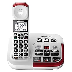 Panasonic 1 Handset Amplified Cordless Phone with