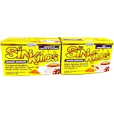 SinKilos Tea GN+Vida Cleansing Tea with Ginger, Spirulina, Turmeric, Artichoke Orange and Pineapple Healthy Digestive Formula, Caffeine Free All Natural Te Panza y Grasa Herbal | 2 Pack 60 Total