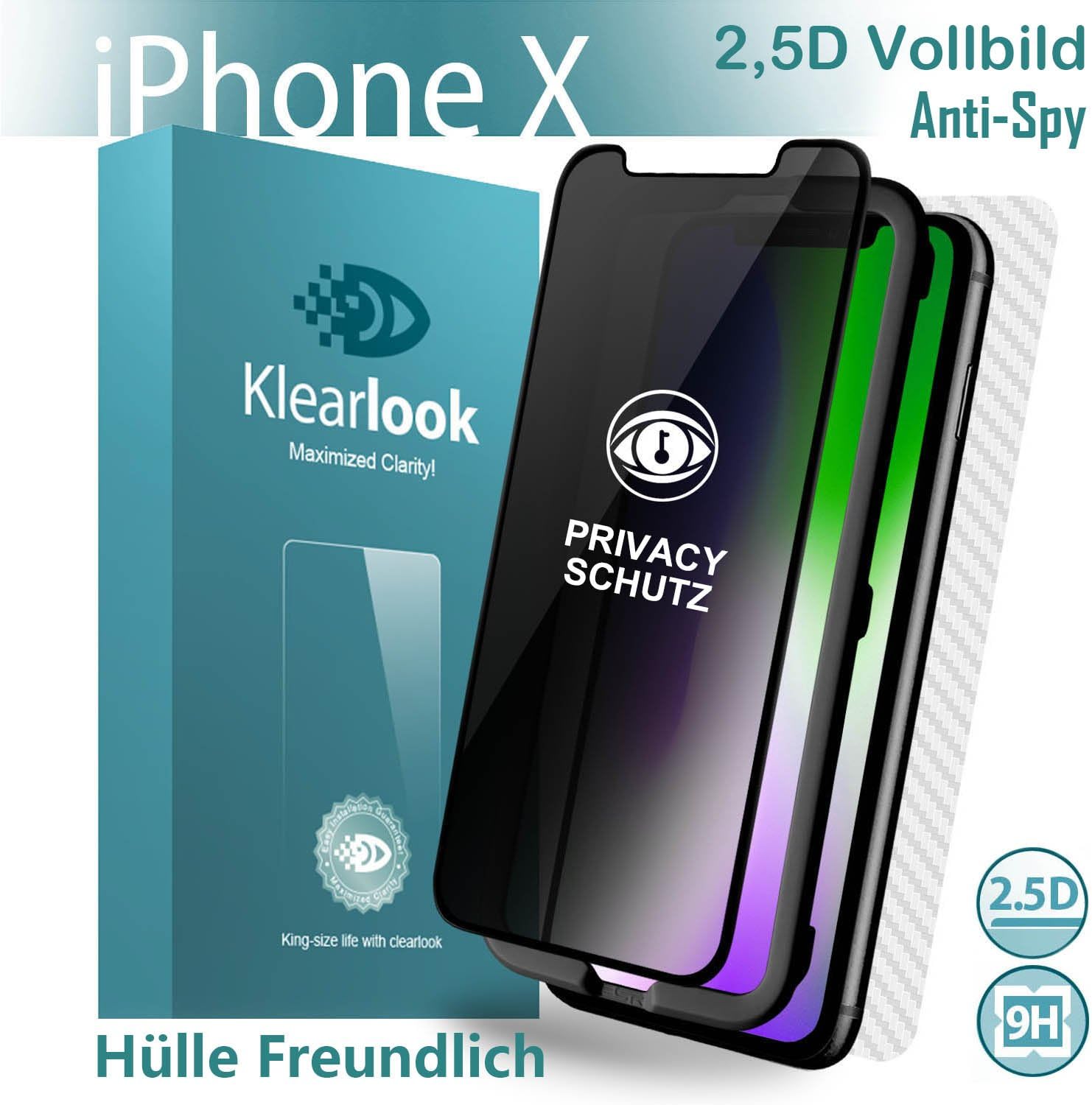 Glass for Apple iPhone, clear look