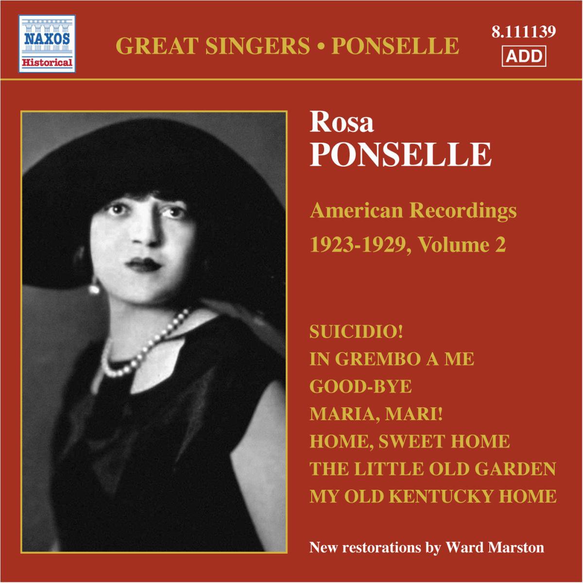 PONSELLE, Rosa: American Recordings, Vol. 2