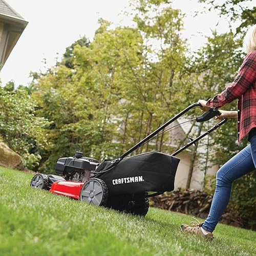 CRAFTSMAN M215 21-Inch 3-in-1 High-Wheeled FWD Self-Propelled Gas