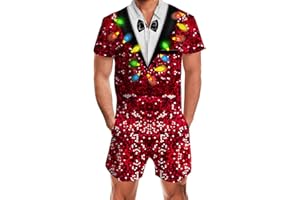 Goodstoworld Male Hawaiian Romper Fashion Zipper Slim Fit Jumpsuit with Pocket S-XXL
