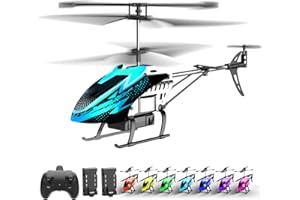 BUSSGO RC Helicopters Big Remote Control Helicopter for Adults with 7+1 LED Light Modes, 30Mins Flight, Upgraded Altitude Hold,3.5 Channel, Easy Remote Helicopter for Beginners